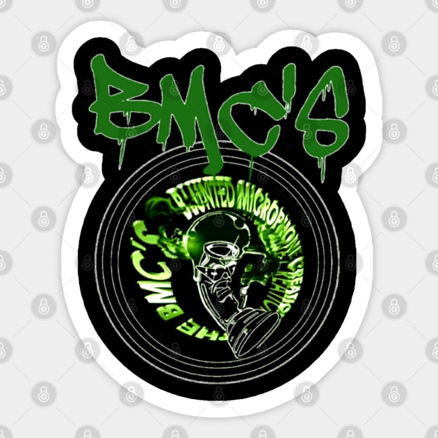 THE BMC's: Blunted Microphone Creations Hip Hop Edition Sticker by Veritè Kulture Vulture T-Shirts & Apparel